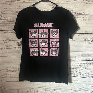 Black Kuromi Graphic T-Shirt size small